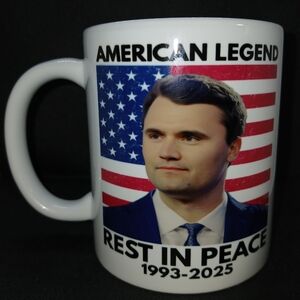 (New) Charlie Kirk Remembrance Mug (12oz)